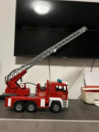 Bruder Camion Man Pompieri Scala