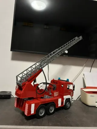 Bruder Camion Man Pompieri Scala