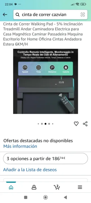 Cinta de Correr Cazvian Walking Pad