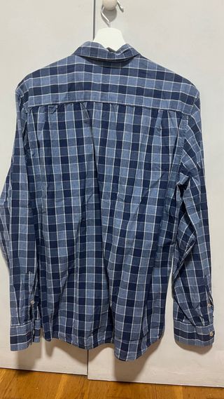 Camisa Springfield cuadros azul y blanco