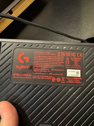 Teclado mecánico Logitech G413 Carbon