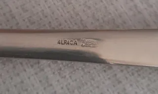 Cubiertos Alpaca Bañados Plata