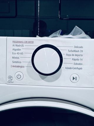 196.Lavadora Lg 10 kilos Smart Thinq Nueva Tara