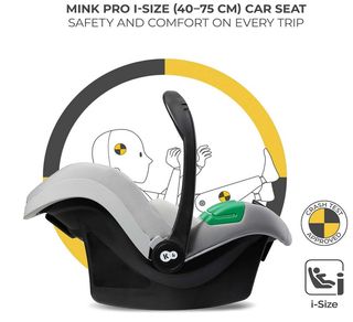 Kinderkraft MOOV 2 AIR Carrito 3 en 1 Gris