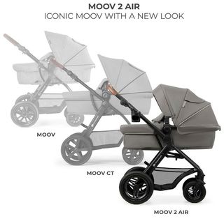 Kinderkraft MOOV 2 AIR Carrito 3 en 1 Gris