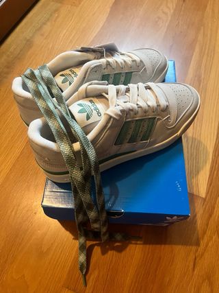 Adidas Forum Low Beige/Verde Nuevas a estrenar
