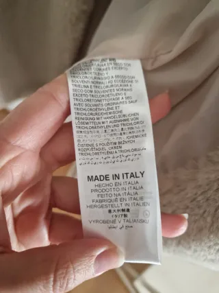 Cappotto pelliccia sintetica Cannella Beige S