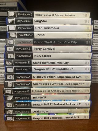 PS2 PAL 🇪🇸Sin manuales