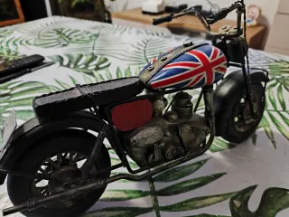 Réplica Moto Chopper Decoración