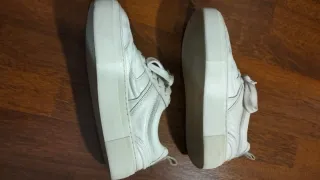 Zapatillas Massimo Dutti Piel Blancas
