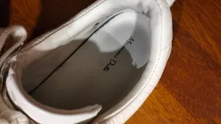 Zapatillas Massimo Dutti Piel Blancas