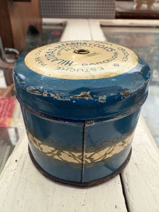 Lata antigua Hilos Cometa Fabra y Coats