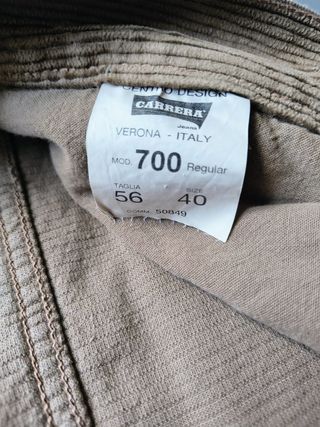 Pantaloni Carrera Jeans Velluto a Coste Marroni