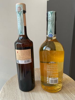 Coppia 2 bottiglie Grappa sigillate