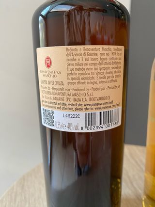 Coppia 2 bottiglie Grappa sigillate