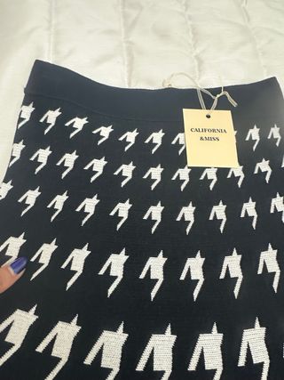 Falda midi California Waves