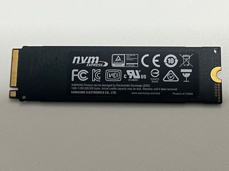 SSD Samsung 970 EVO 500GB NVMe M.2 afbeelding 2