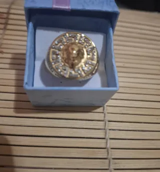 Anillo de Hombre con León Dorado