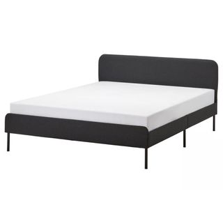 Cama Ikea SLATTUM Negra