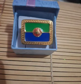 Anillo Hombre Bandera Gitana