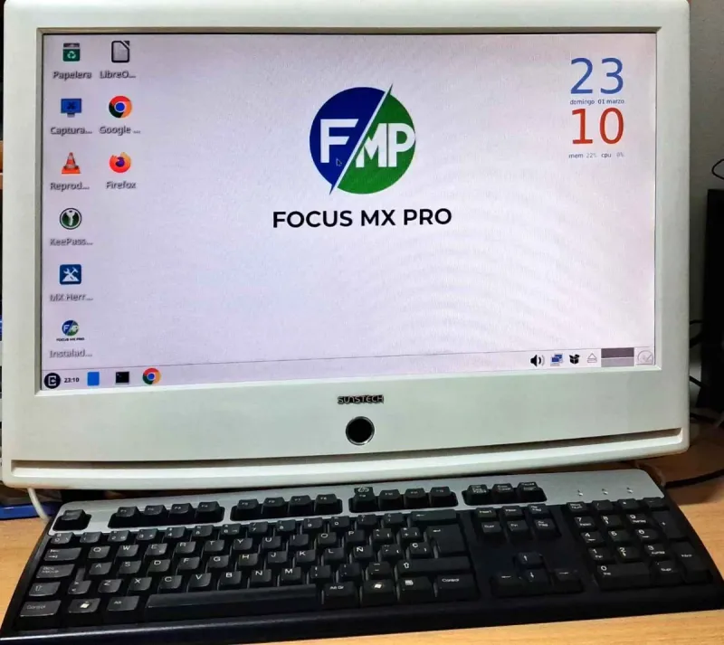 Ordenador HP EliteDesk 800 con FOCUS MX PRO OS