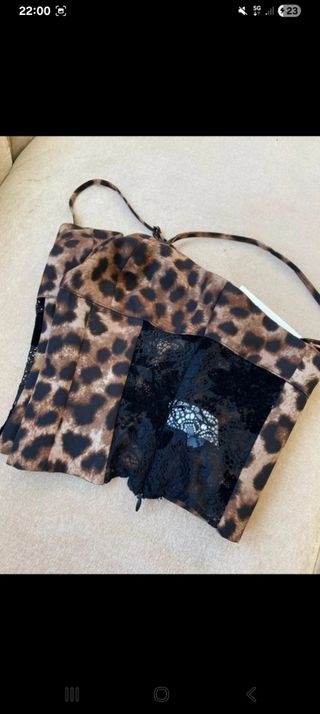 Top Zara Animal Print
