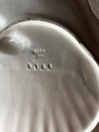 Piatto da portata a forma di conchiglia