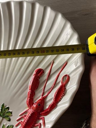 Piatto da portata a forma di conchiglia