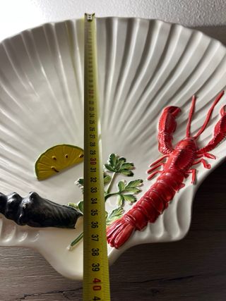 Piatto da portata a forma di conchiglia