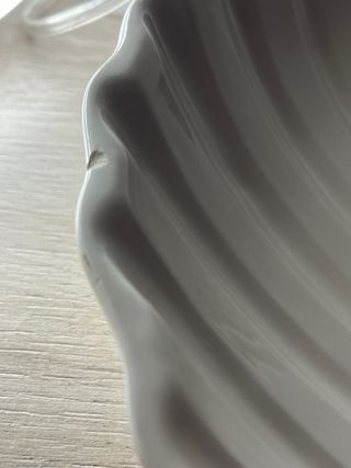 Piatto da portata a forma di conchiglia