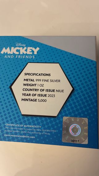 Onza aniversario Mickey