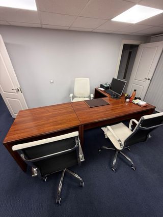 Mesa escritorio madera esquinera