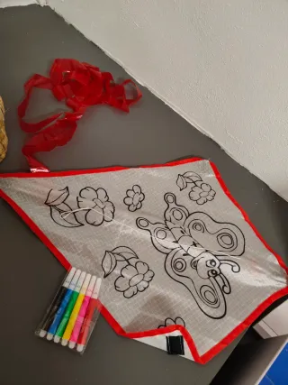 Cometa para pintar con rotuladores