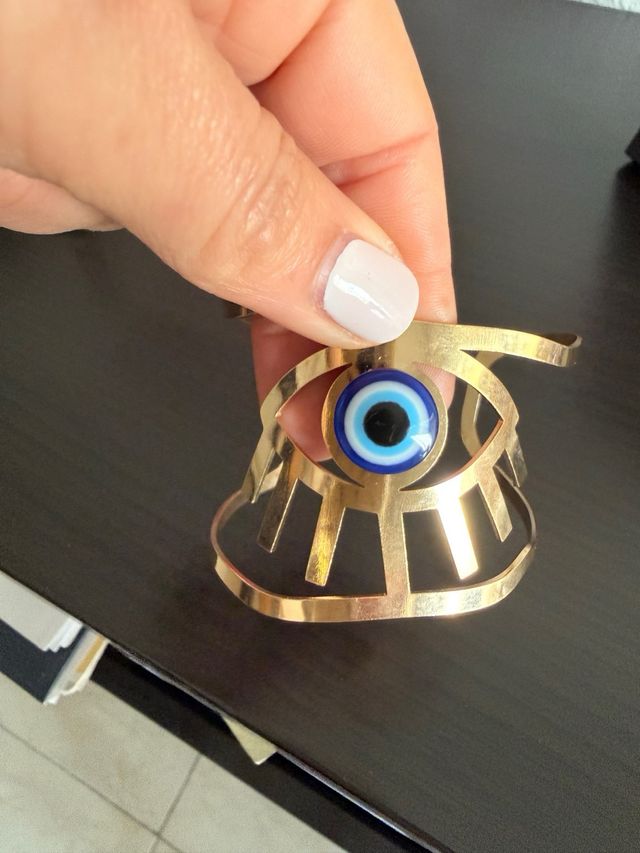Pulsera Ojo Turco Dorado