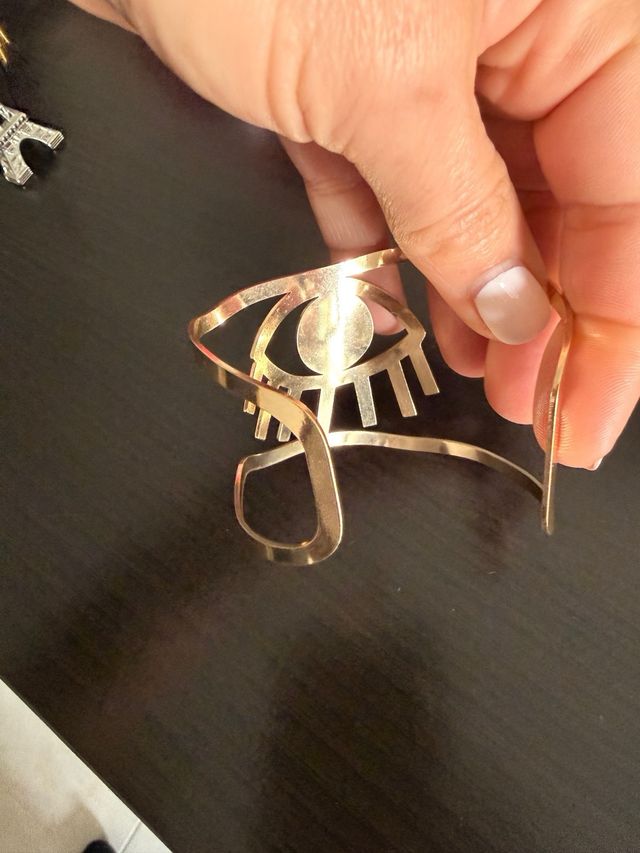 Pulsera Ojo Turco Dorado