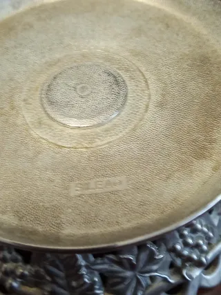 Porta bottiglie argento placcato Silea