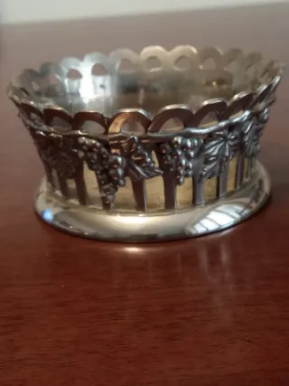 Porta bottiglie argento placcato Silea