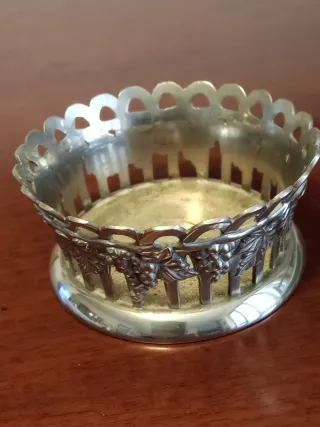 Porta bottiglie argento placcato Silea