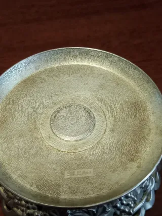 Porta bottiglie argento placcato Silea