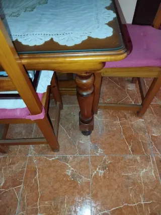 Mueble de salón provenzal madera.