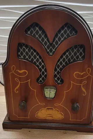 Radio de Madera estilo vintage