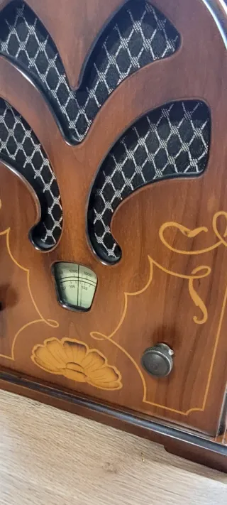 Radio de Madera estilo vintage