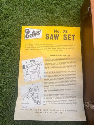 Eclipse Set para Sierras de Mano Nº 78