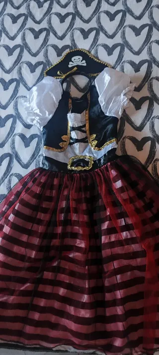 Disfraz Pirata Niña Talla 4 a 7 años