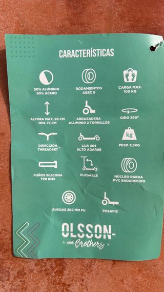 Patinete Hopp Olsson Morado