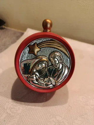 Decorazioni vintage angeli e presepe