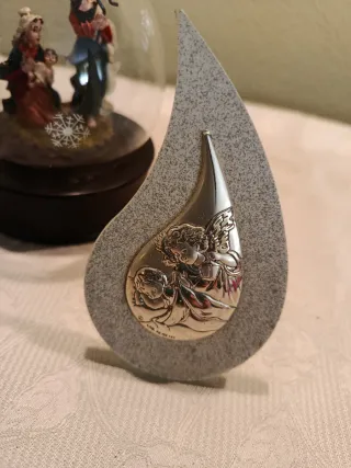 Decorazioni vintage angeli e presepe