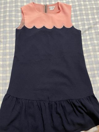 Vestido Kling azul y rosa