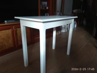 Mesa blanca Ikea madera