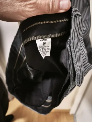 Traje Chaqué Novio Talla 46 Negro